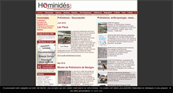 Desktop Screenshot of hominides.com